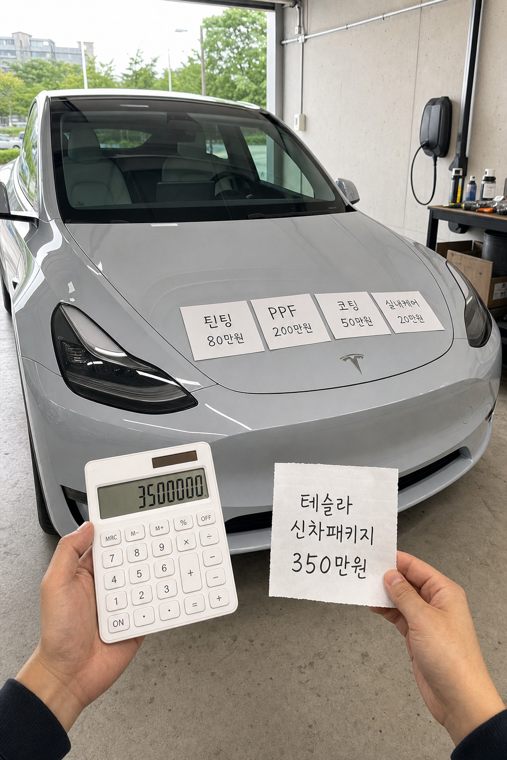 테슬라 신차패키지란 무엇이며 어떤 항목으로 구성되나요